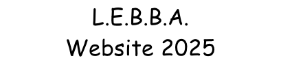 L.E.B.B.A. Website 2025